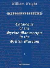 Wright, W: Catalogue of the Syriac Manuscripts in the Britis