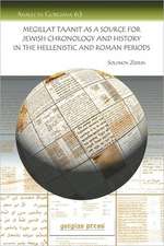 Zeitlin, S: Megillat Taanit as a Source for Jewish Chronolog