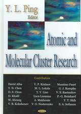 Atomic and Molecular Cluster Research