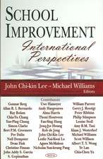 School Improvement: International Perspectives