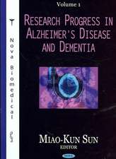 Research Progress in Alzheimer's Disease and Dementia