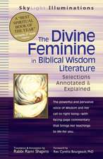 The Divine Feminine in Biblical Wisdom Literature: Selections Annotated & Explained