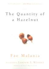 The Quantity of a Hazelnut