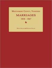 Montgomery County, Tennessee, Marriages 1838-1867