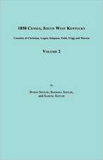 1850 Census, South West Kentucky, Volume 2. Includes Counties of Christian, Logan, Simpson, Todd, Trigg and Warren