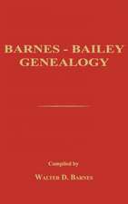 Barnes-Bailey Genealogy