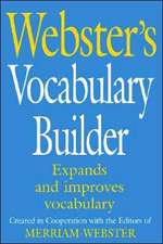 Webster's Vocabulary Builder