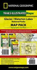 Glacier/Waterton Lakes National Parks,Map Pack Bundle