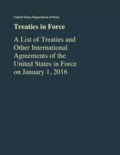 Treaties in Force, List of