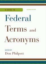 A Guide to Federal Terms and Acronyms