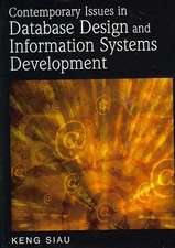 Contemporary Issues in Database Design and Information Systems Development