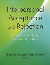 Interpersonal Acceptance and Rejection