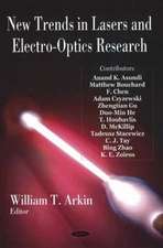 New Trends in Lasers and Electro-Optics Research