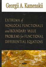 Extrema of Non-Local Functionals and Boundary Value Problems for Functional Differential Equations