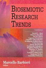 Biosemiotic Research Trends