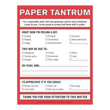 Knock Knock Paper Tantrum Nifty Notes