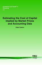 Estimating the Cost of Capital Implied by Market Prices and Accounting Data