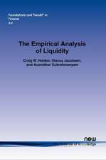 The Empirical Analysis of Liquidity