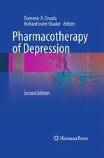 Pharmacotherapy of Depression