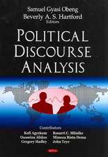 Political Discourse Analysis