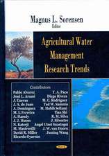 Agricultural Water Management Research Trends