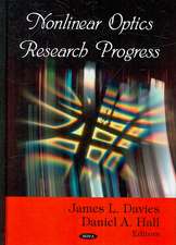 Nonlinear Optics Research Progress