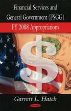 Financial Services and General Government Appropriations