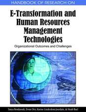 Handbook of Research on E-Transformation and Human Resources Management Technologies