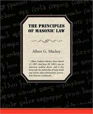 The Principles of Masonic Law