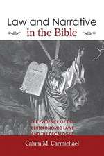 Law and Narrative in the Bible