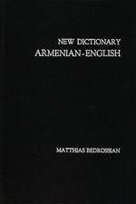 New Dictionary Armenian-English