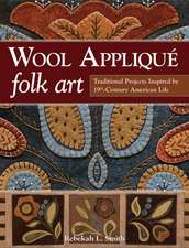 Wool Applique Folk Art