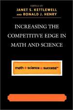 Increasing the Competitive Edge in Math and Science