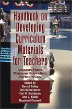 Handbook on Developing Online Curriculum Materials for Teachers