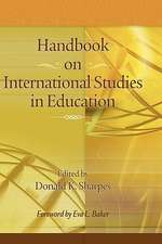 Handbook on International Studies in Education (Hc)