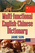 Multi-Functional English-Chinese Dictionary