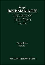 The Isle of the Dead, Op. 29 - Study Score: Vocal Score