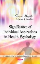 Significance of Individual Aspirations in Health Psychology