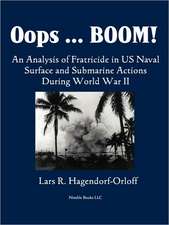 OOPS! Boom! an Analysis of Fratricide in US Naval Surface and Submarine Forces in World War II