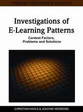 Investigations of E-Learning Patterns