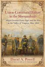 Union Command Failure in the Shenandoah