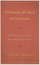 Germaine de Stael and German Women