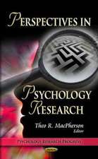 Perspectives in Psychology Research