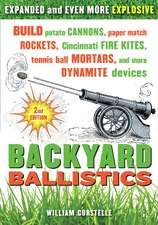 Backyard Ballistics: Build Potato Cannons, Paper Match Rockets, Cincinnati Fire Kites, Tennis Ball Mortars, and More Dynamite Devices