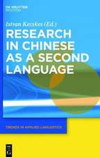 Research in Chinese as a Second Language