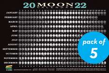 2022 Moon Calendar Card (5 Pack)