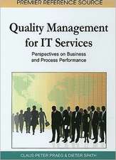 Quality Management for IT Services