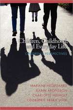 Children, Childhood, and Everyday Life