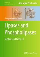 Lipases and Phospholipases: Methods and Protocols