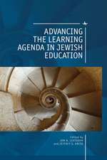 Advancing the Learning Agenda in Jewish Education